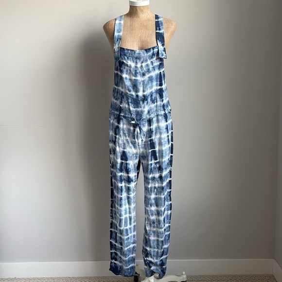 Anthropologie - CLOTH & STONE ASTA TIE DYE OVERALLS Medium NEW! - Picture 10 of 10
